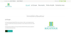 Desktop Screenshot of immobiliere-bouattour.com