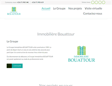 Tablet Screenshot of immobiliere-bouattour.com